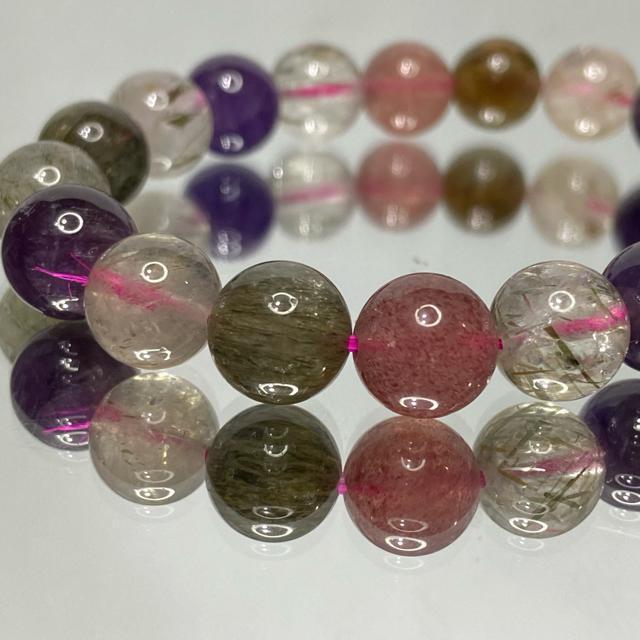 《No.355》お買い得 天然石スーパーセブン < 男性アクセサリー/時計  《No.355》お買い得 天然石スーパーセブン  < 男性アクセサリー/時計の