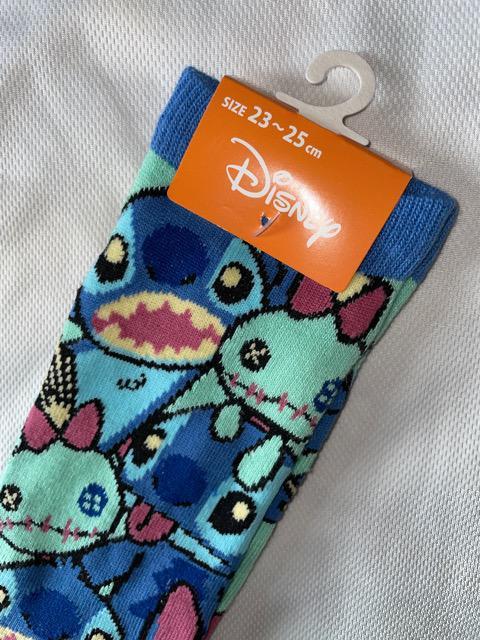♯新品♯可愛い!! リロ&スティッチ いっぱい ソックス 靴下 < 女性ファッション  ♯新品♯可愛い!! リロ&スティッチ いっぱい ソックス 靴下 < 女性ファッションの