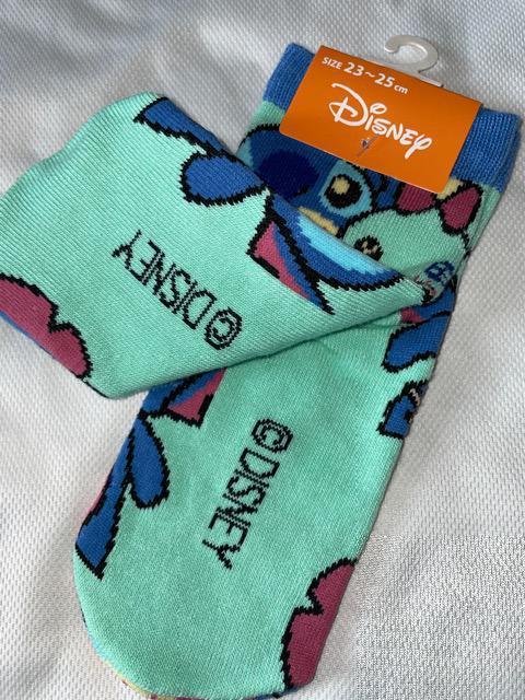 ♯新品♯可愛い!! リロ&スティッチ いっぱい ソックス 靴下 < 女性ファッション  ♯新品♯可愛い!! リロ&スティッチ いっぱい ソックス 靴下 < 女性ファッションの