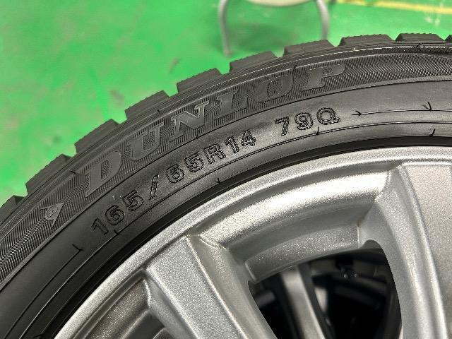 0182617)激安バリ溝国産ダンロップ中古スタッドレスタイヤ4本コンパクトカー用アルミホイールセット165/65R14送料無料 < 自動車/バイク 0182617)激安バリ溝国産ダンロップ中古スタッドレスタイヤ4本コンパクトカー用アルミホイールセット165/65R14送料無料 < 自動車/バイク