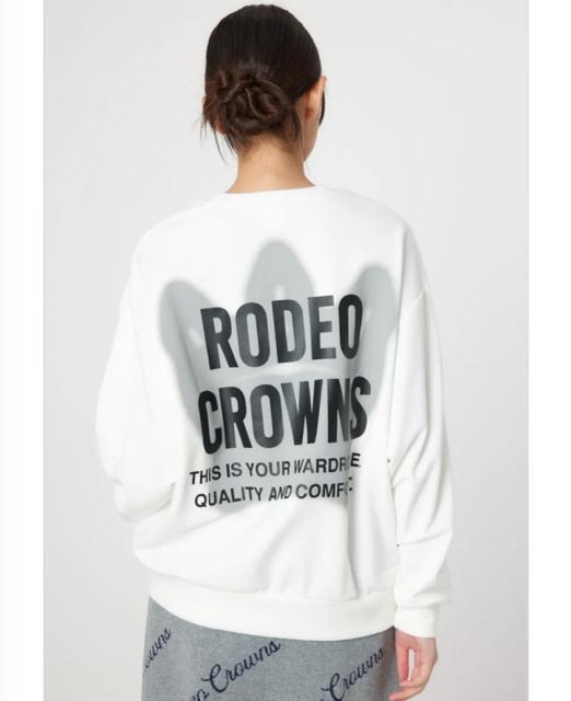 ロデオ★ 王冠 ロゴスウェット(ホワイト) < ブランド ロデオ★ 王冠 ロゴスウェット(ホワイト) < ブランドの