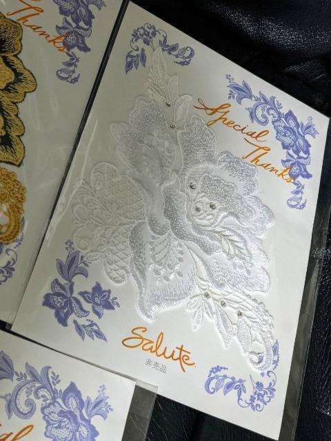【Wacoal】【ワコール】【salute】【サルート】【19G・19グループ】【ノベルティ】【全3種類アップリケ】 < 女性ファッション  【Wacoal】【ワコール】【salute】【サルート】【19G・19グループ】【ノベルティ】【全3種類アップリケ】 < 女性ファッションの