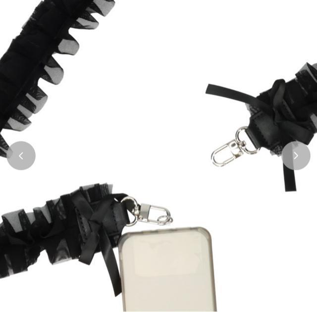 しまむら 辻ちゃんコラボ フリルショルダーストラップ アンジュシャルム(黒) < ブランド しまむら 辻ちゃんコラボ フリルショルダーストラップ アンジュシャルム(黒) < ブランドの