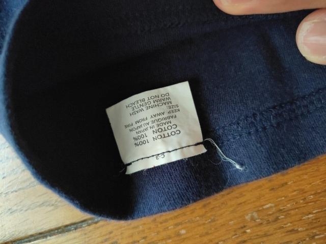 日本製 戦国 武将 プリント Tシャツ 古着 L 紺色 < 男性ファッション  日本製 戦国 武将 プリント Tシャツ 古着 L 紺色 < 男性ファッションの