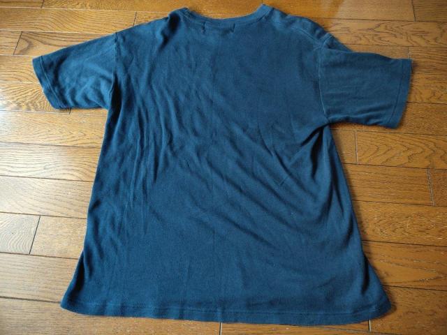 日本製 戦国 武将 プリント Tシャツ 古着 L 紺色 < 男性ファッション  日本製 戦国 武将 プリント Tシャツ 古着 L 紺色 < 男性ファッションの