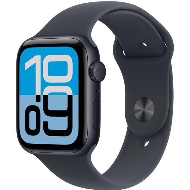 Apple Watch SE 3(GPSモデル)- 44mmミッドナイトアルミニウムケースとミッドナイトスポーツバンド - M/L < 男性アクセサリー/時計  Apple Watch SE 3(GPSモデル)- 44mmミッドナイトアルミニウムケースとミッドナイトスポーツバンド - M/L < 男性アクセサリー/時計の