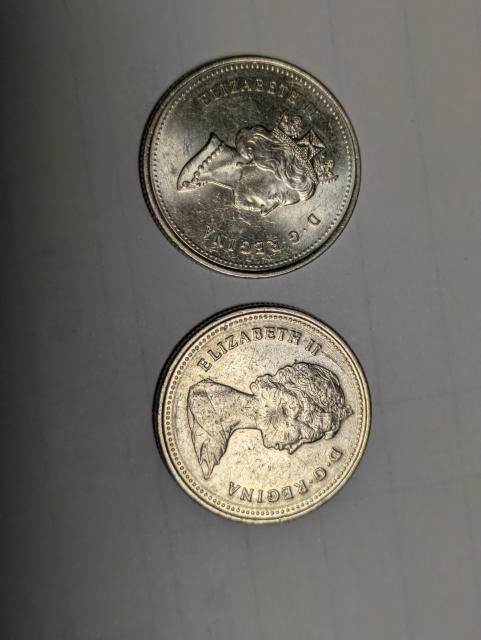 カナダのクォーター2種類 < ホビー カナダのクォーター2種類 < ホビーの