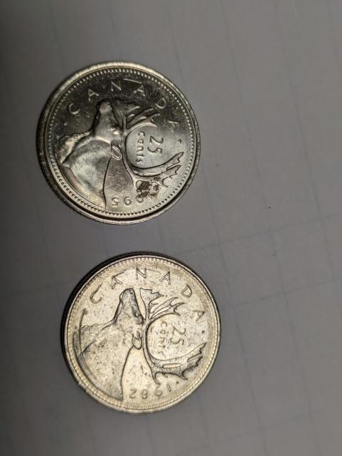 カナダのクォーター2種類 < ホビー カナダのクォーター2種類 < ホビーの
