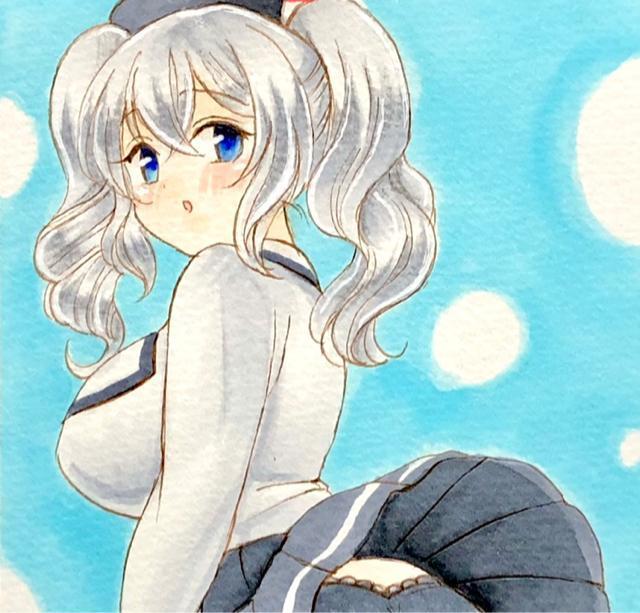自作イラスト/艦これ/鹿島/パンチラ < アニメ/コミック/キャラクター 自作イラスト/艦これ/鹿島/パンチラ < アニメ/コミック/キャラクターの