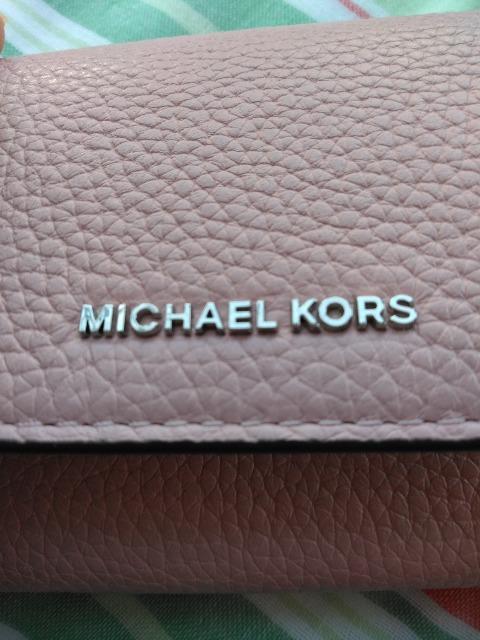 MICHAEL KORS 三つ折り財布 ピンク 革 < ブランド MICHAEL KORS 三つ折り財布 ピンク 革 < ブランドの