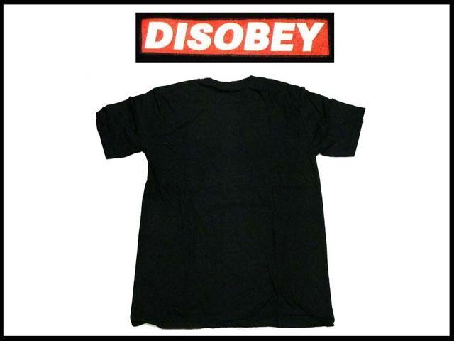 disobey streetウェア T−シャツ NS-66 【黒-L】 < 男性ファッション  disobey streetウェア T−シャツ NS-66 【黒-L】 < 男性ファッションの