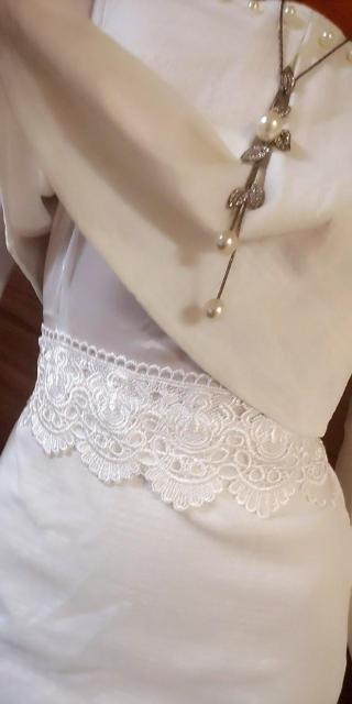 新品☆DURAS☆M〜Lホワイトパール胸下切替ミニワンピース < ブランド  新品☆DURAS☆M〜Lホワイトパール胸下切替ミニワンピース < ブランドの