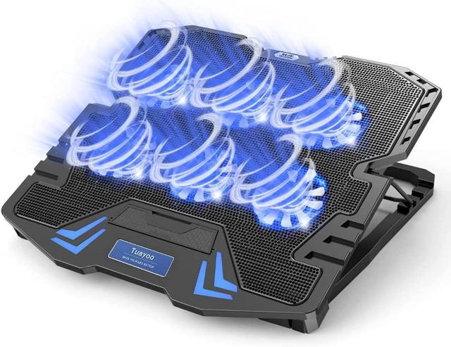 ノートパソコン冷却パッド 冷却台 6つ冷却ファン搭載 5段階高度調整可 < PC本体/周辺機器  ノートパソコン冷却パッド 冷却台 6つ冷却ファン搭載 5段階高度調整可  < PC本体/周辺機器の