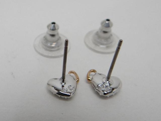 SWAROVSKI スワロフスキー ハート ラインストーン ネックレス&ピアスセット シルバー<USED>【送料無料】 < 女性アクセサリー/時計 SWAROVSKI スワロフスキー ハート ラインストーン ネックレス&ピアスセット シルバー<USED>【送料無料】 < 女性アクセサリー/時計の