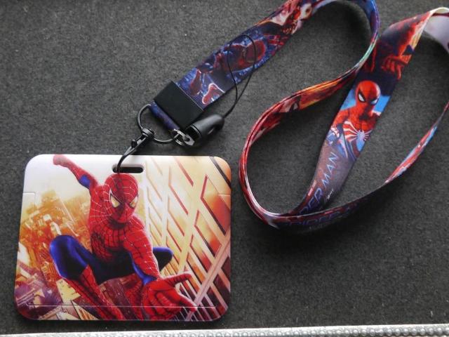 新品 スパイダーマン Spider-Man IDカードホルダーケース付ネックストラップ < 男性ファッション  新品 スパイダーマン Spider-Man IDカードホルダーケース付ネックストラップ < 男性ファッションの