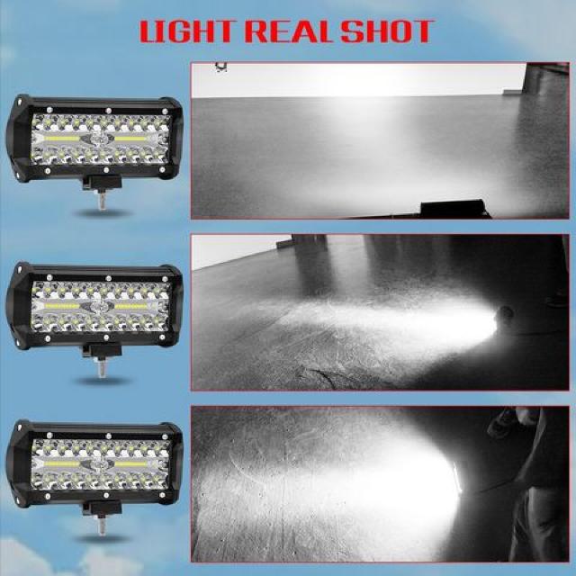 LED作業灯 ワークライト 高輝度 120W 12V-24V 兼用 2個セット < 自動車/バイク LED作業灯 ワークライト 高輝度 120W 12V-24V 兼用 2個セット < 自動車/バイク