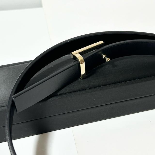 GUCCI �O�b�` �x���g ���U�[ �u���b�N 037�E1669 �x���g S�T�C�Y �� �u�����h�� 