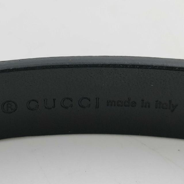 GUCCI �O�b�` �x���g ���U�[ �u���b�N 037�E1669 �x���g S�T�C�Y �� �u�����h�� 