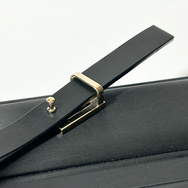 GUCCI �O�b�` �x���g ���U�[ �u���b�N 037�E1669 �x���g S�T�C�Y �� �u�����h�� 