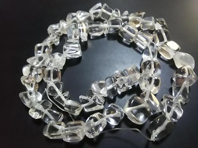 天然石★水晶 さざれ 大 1連 < 女性アクセサリー/時計 天然石★水晶 さざれ 大 1連 < 女性アクセサリー/時計の