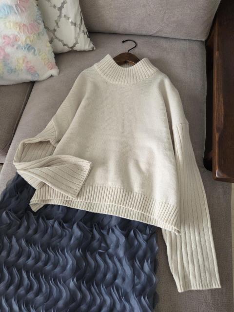 chocol ニット★アイボリーのマシンウォッシャブルニット/タグ付き新品♪ < ブランド chocol ニット★アイボリーのマシンウォッシャブルニット/タグ付き新品♪ < ブランドの