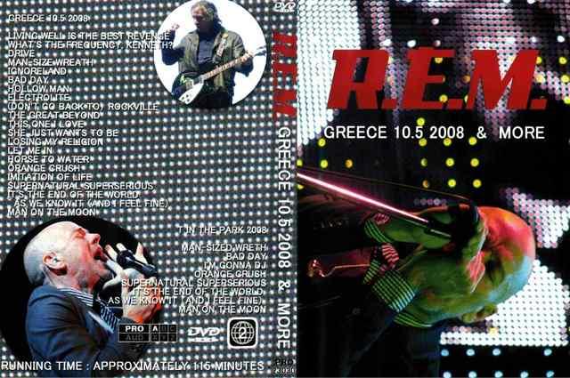 R.E.M  GREECE 2008 & T IN THE PARK 2008 < CD/DVD/ビデオ  R.E.M  GREECE 2008 & T IN THE PARK 2008  < CD/DVD/ビデオの