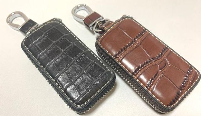 スマートキーケース type7 クロコタイプ キーレス  本革風 < 自動車/バイク スマートキーケース type7 クロコタイプ キーレス  本革風 < 自動車/バイク
