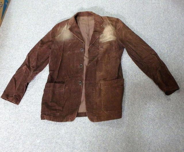 ◆コーデュロイ ジャケット メンズ S 中古品 ブラウン < 男性ファッション  ◆コーデュロイ ジャケット メンズ S 中古品 ブラウン  < 男性ファッションの