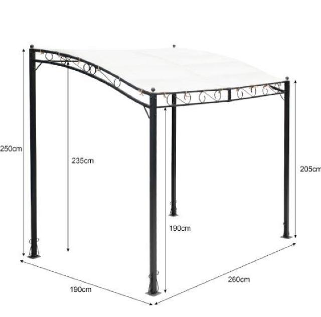 ガゼボ 洗濯竿 横 サンシェード 付き 温室 パーゴラ 組み立て式 ウッドデッキ オーニング < ペット/手芸/園芸 ガゼボ 洗濯竿 横 サンシェード 付き 温室 パーゴラ 組み立て式 ウッドデッキ オーニング < ペット/手芸/園芸の