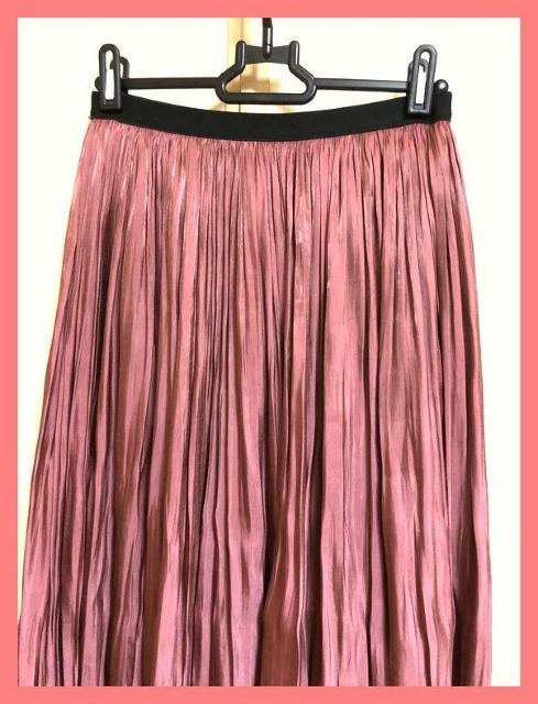 ☆VISビス☆超美品☆上品楊柳サテンプリーツフレアロングスカート☆ < ブランド  ☆VISビス☆超美品☆上品楊柳サテンプリーツフレアロングスカート☆ < ブランドの
