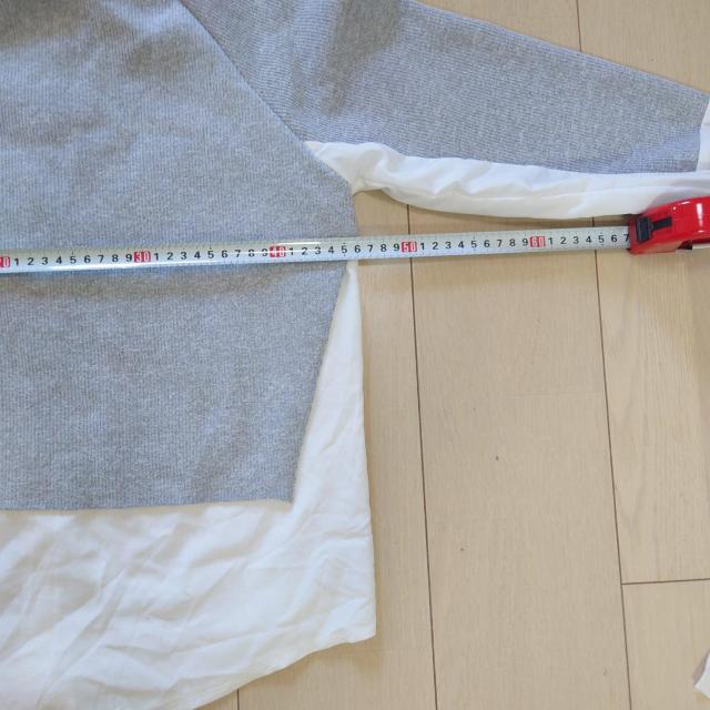 重ね着風 フェイクレイヤードプルオーバー < 女性ファッション  重ね着風 フェイクレイヤードプルオーバー < 女性ファッションの