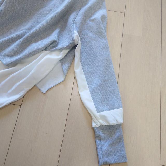 重ね着風 フェイクレイヤードプルオーバー < 女性ファッション  重ね着風 フェイクレイヤードプルオーバー < 女性ファッションの