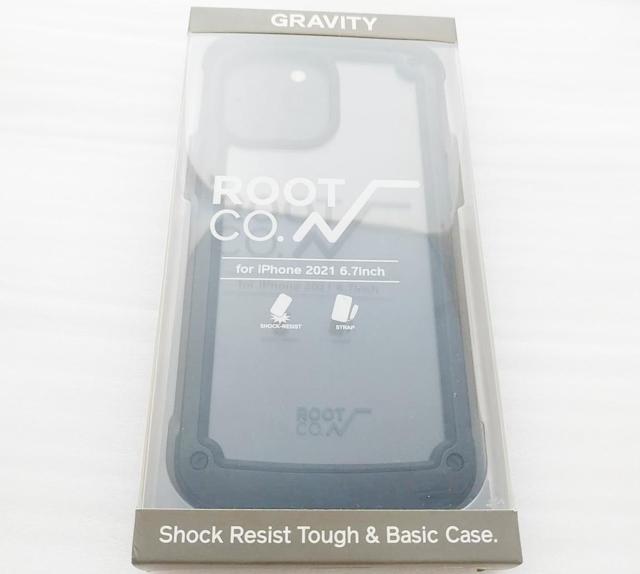 ROOT CO GRAVITY Shock Resist Tough&Basic Case for iPhone13ProMax   Ɠd/AV 