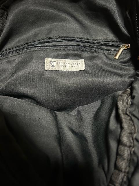 【AFTERNOON TEA】アフタヌーンティー◆多機能◆ブラック◆2ウェイ上質ナイロンリュックサック < ブランド 【AFTERNOON TEA】アフタヌーンティー◆多機能◆ブラック◆2ウェイ上質ナイロンリュックサック < ブランドの