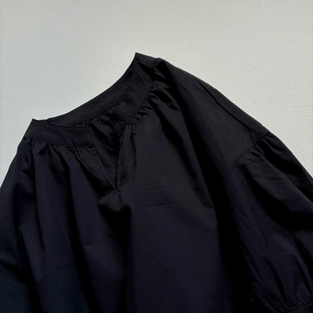 ◆美品◆デッサン◆大きいサイズ感◆パフスリーブロングワンピース◆黒◆ゆったり◆ < 女性ファッション ◆美品◆デッサン◆大きいサイズ感◆パフスリーブロングワンピース◆黒◆ゆったり◆ < 女性ファッションの