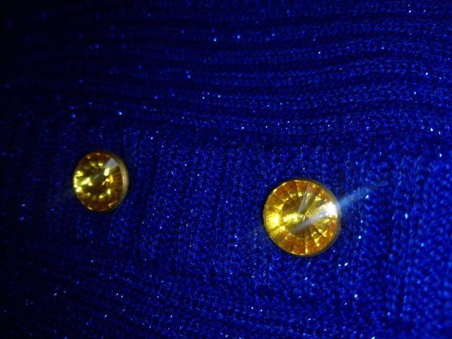 ブルー&ラメ入りセーター(^^ )Mサイズ★新品 < 女性ファッション  ブルー&ラメ入りセーター(^^ )Mサイズ★新品 < 女性ファッションの