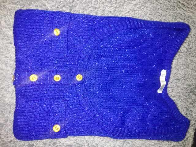 ブルー&ラメ入りセーター(^^ )Mサイズ★新品 < 女性ファッション  ブルー&ラメ入りセーター(^^ )Mサイズ★新品 < 女性ファッションの