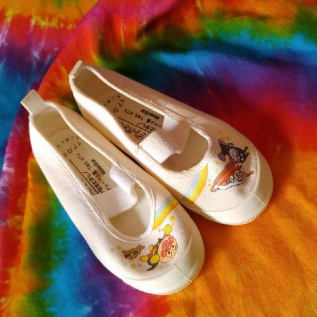 アンパンマン&バイキンマン□上履バレーシューズ×内ズック17cm < キッズ/ベビー  アンパンマン&バイキンマン□上履バレーシューズ×内ズック17cm  < キッズ/ベビーの