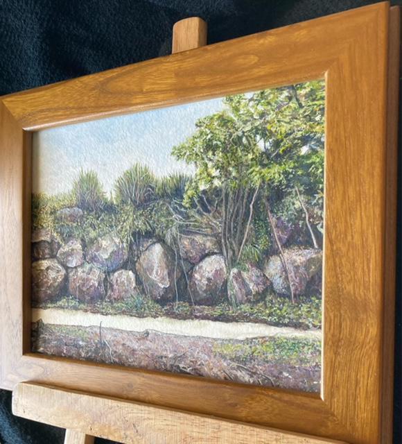 絵画 水彩画 ガッシュ・透明水彩『石垣』新品・真作保証 原画 < ホビー 絵画 水彩画 ガッシュ・透明水彩『石垣』新品・真作保証 原画 < ホビーの