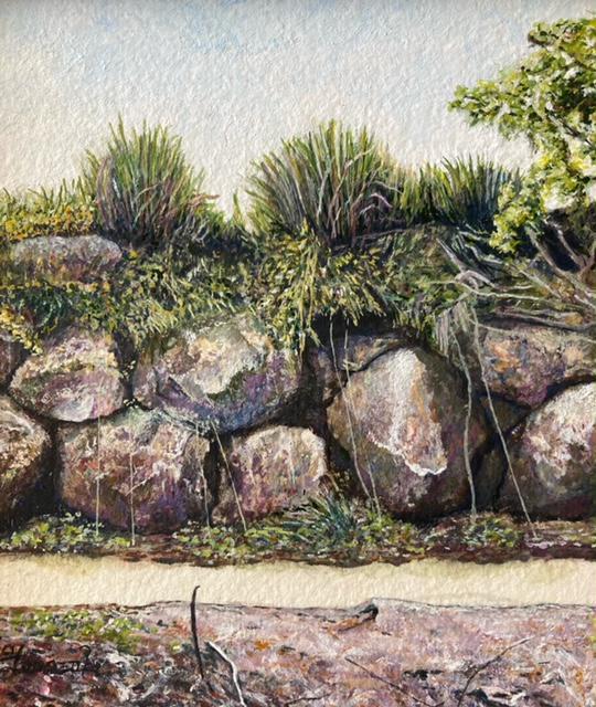 絵画 水彩画 ガッシュ・透明水彩『石垣』新品・真作保証 原画 < ホビー 絵画 水彩画 ガッシュ・透明水彩『石垣』新品・真作保証 原画 < ホビーの