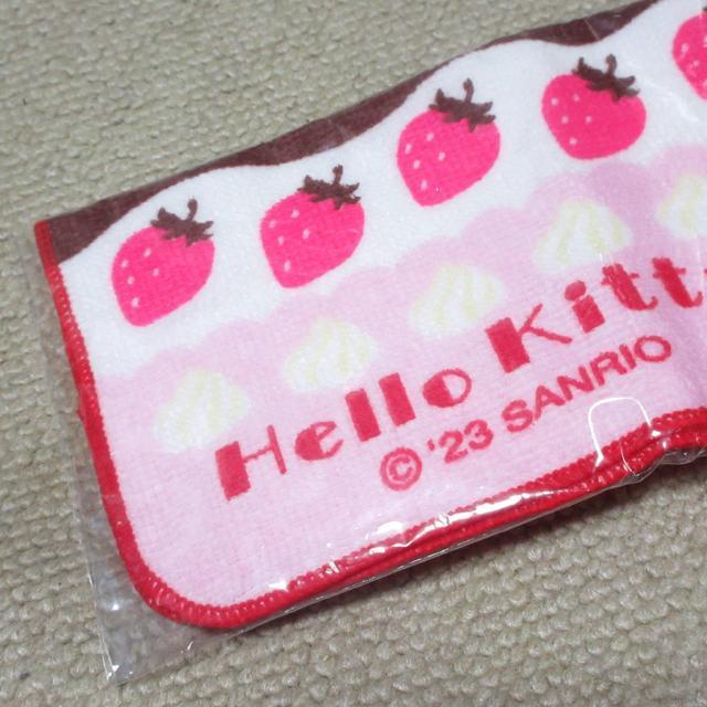 未開封☆ハローキティ*ミニタオルハンカチ(イチゴスイーツデザイン) < 女性ファッション  未開封☆ハローキティ*ミニタオルハンカチ(イチゴスイーツデザイン) < 女性ファッションの