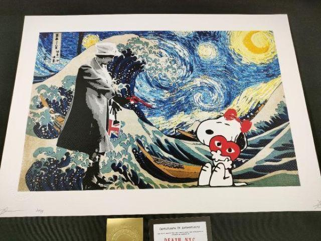 限定100枚 2023年正規品 DEATH NYC 浮世絵 スヌーピー 目つきハート エリザベス バンクシー ゴッホ ポップアート < ホビー  限定100枚 2023年正規品 DEATH NYC 浮世絵 スヌーピー 目つきハート エリザベス バンクシー ゴッホ ポップアート < ホビーの