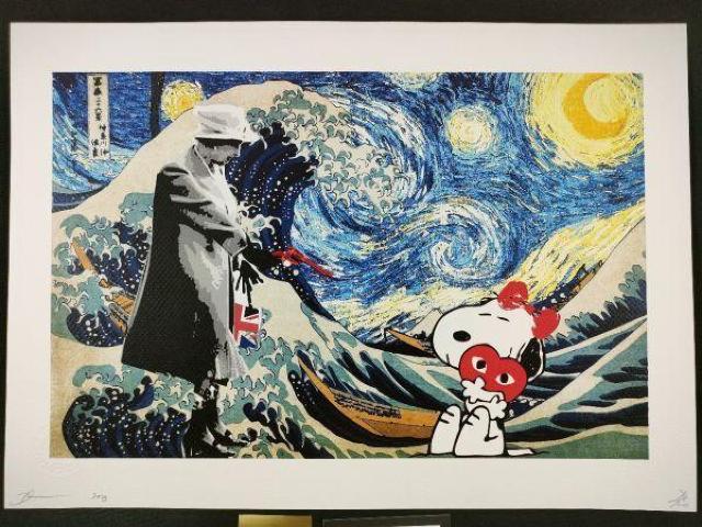 限定100枚 2023年正規品 DEATH NYC 浮世絵 スヌーピー 目つきハート エリザベス バンクシー ゴッホ ポップアート < ホビー  限定100枚 2023年正規品 DEATH NYC 浮世絵 スヌーピー 目つきハート エリザベス バンクシー ゴッホ ポップアート < ホビーの