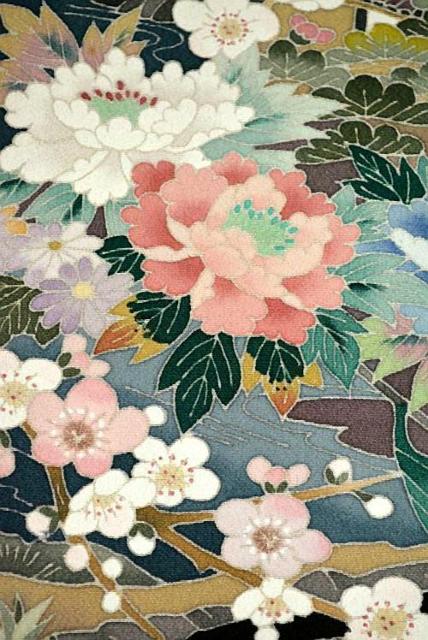 黒留袖 最高峰 本場加賀友禅作家 佐藤潤 弘前城 風景 花柄 比翼付 身丈159cm 裄64cm クリーニング済 T3614 < 女性ファッション 黒留袖 最高峰 本場加賀友禅作家 佐藤潤 弘前城 風景 花柄 比翼付 身丈159cm 裄64cm クリーニング済 T3614 < 女性ファッションの