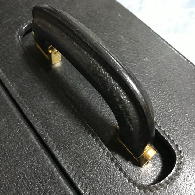 スーパーレア オールドグッチ パイロットケース トランク ブラックレザー < ブランド スーパーレア オールドグッチ パイロットケース トランク ブラックレザー < ブランドの