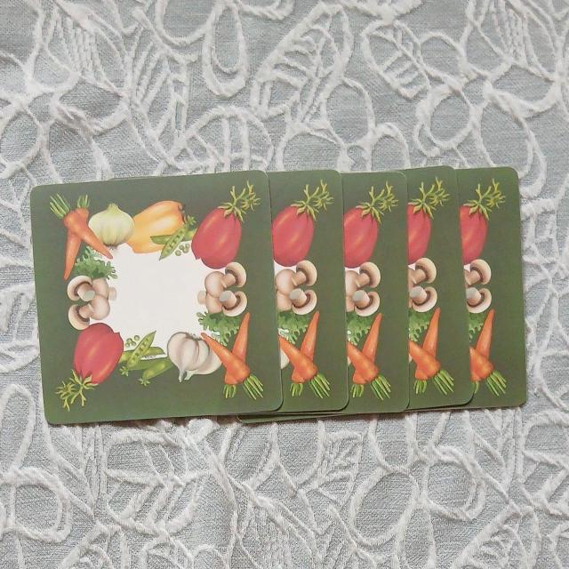 野菜の柄のコースター5枚セット < インテリア/ライフ  野菜の柄のコースター5枚セット  < インテリア/ライフの