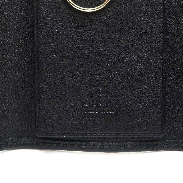 ◆ 本物 美品 ◆ GUCCI グッチ 6連キーケース レザー ブラック 黒 グッチシマ GG キーケース 箱 人気 138093 < ブランド ◆ 本物 美品 ◆ GUCCI グッチ 6連キーケース レザー ブラック 黒 グッチシマ GG キーケース 箱 人気 138093 < ブランドの