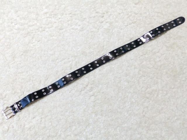 アメカジ.キレカジ.セレカジ♪エナメル Wピンベルト ブラック < 男性ファッション アメカジ.キレカジ.セレカジ♪エナメル Wピンベルト ブラック < 男性ファッションの