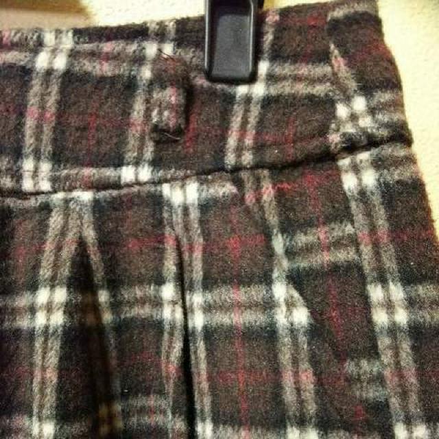 GLACIER未使用★ウール混茶系チェックあったかショーパンL < 女性ファッション  GLACIER未使用★ウール混茶系チェックあったかショーパンL < 女性ファッションの