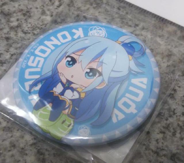 送料無料!この素晴らしい世界に祝福を!なやむん缶バッジアクア < アニメ/コミック/キャラクター  送料無料!この素晴らしい世界に祝福を!なやむん缶バッジアクア < アニメ/コミック/キャラクターの